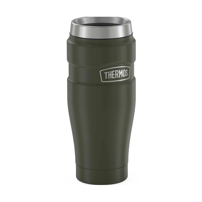 Кружка-термос из нерж. стали тм THERMOS SK1005 AG  0.47L темно-зеленый OA-1589811 фото 1