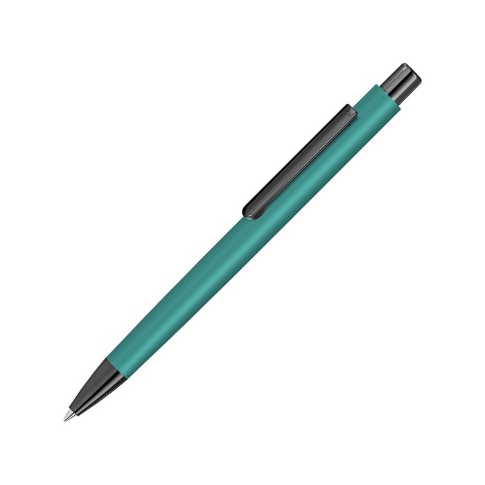 Металлическая шариковая ручка soft touch "Ellipse gum", бирюзовый OA-187989.23 фото 1