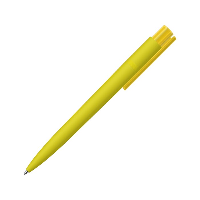 Шариковая ручка "RECYCLED PET PEN PRO K transparent GUM" soft-touch, желтый OA-188030.04 фото 1