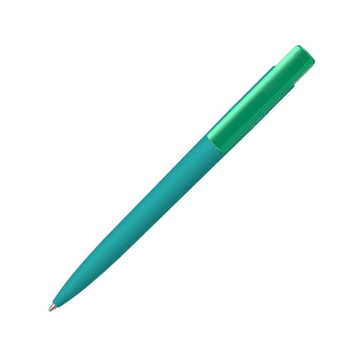 Шариковая ручка "RECYCLED PET PEN PRO K transparent GUM" soft-touch, бирюзовый OA-188030.23 фото 1
