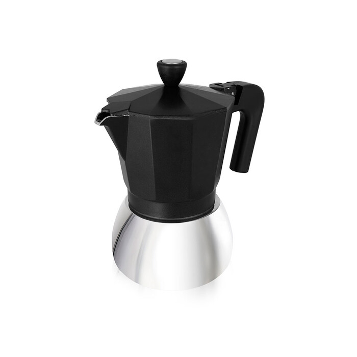 Гейзерная кофеварка "Arabica", 300 мл черный/серебристый OA-191601 фото 1