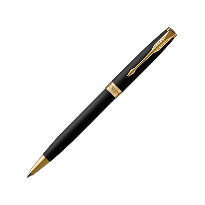 Ручка шариковая «Parker Sonnet Core Matte Black GT», черный/золотистый черный матовый/золотистый OA-1931519 фото 1