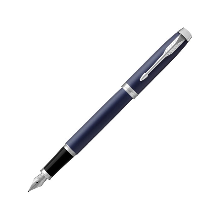 Ручка перьевая «Parker IM Core Blue CT», темно-синий темно-синий/черный/серебристый OA-1931647 фото 1