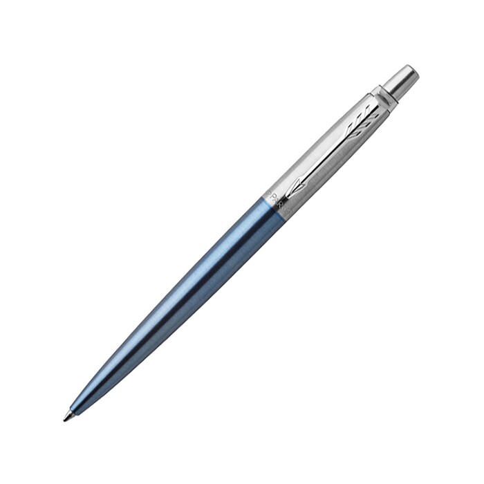 Шариковая ручка Parker Jotter Essential, Waterloo Blue CT, стержень: Mblue голубой/серебристый OA-1953191 фото 1