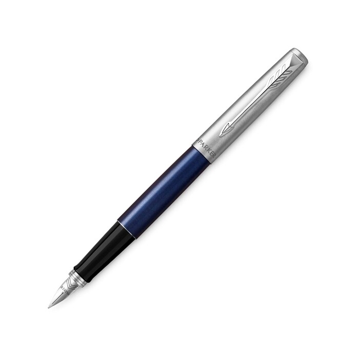 Перьевая ручка Parker Jotter Royal Blue CT, MBlue темно-синий, серебристый OA-2030950 фото 1
