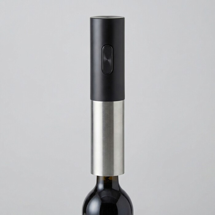 Электрический штопор для винных бутылок "Rioja" черный, серебристый OA-207000 фото 1