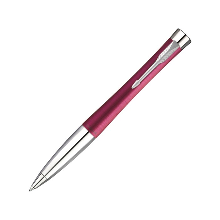 Шариковая ручка Parker Urban Vibrant Magenta CT, стержень: M, цвет чернил: blue, в подарочной упаковке. розовый, серебристый OA-2143642 фото 1