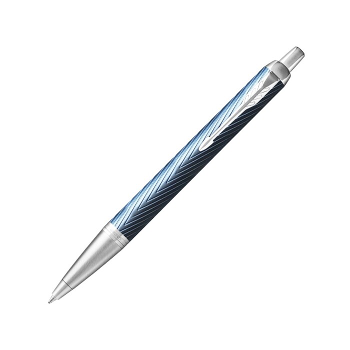 Шариковая ручка Parker IM Premium K318  Blue Grey CT, стержень: M, цвет чернил: blue, в подарочной упаковке. голубой, серебристый OA-2143645 фото 1