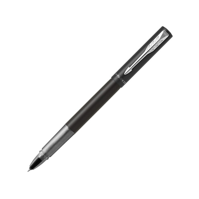 Ручка-роллер Parker Vector XL Black CT, стержень: F, цвет чернил:black, в подарочной упаковке черный, серебристый OA-2159774 фото 1