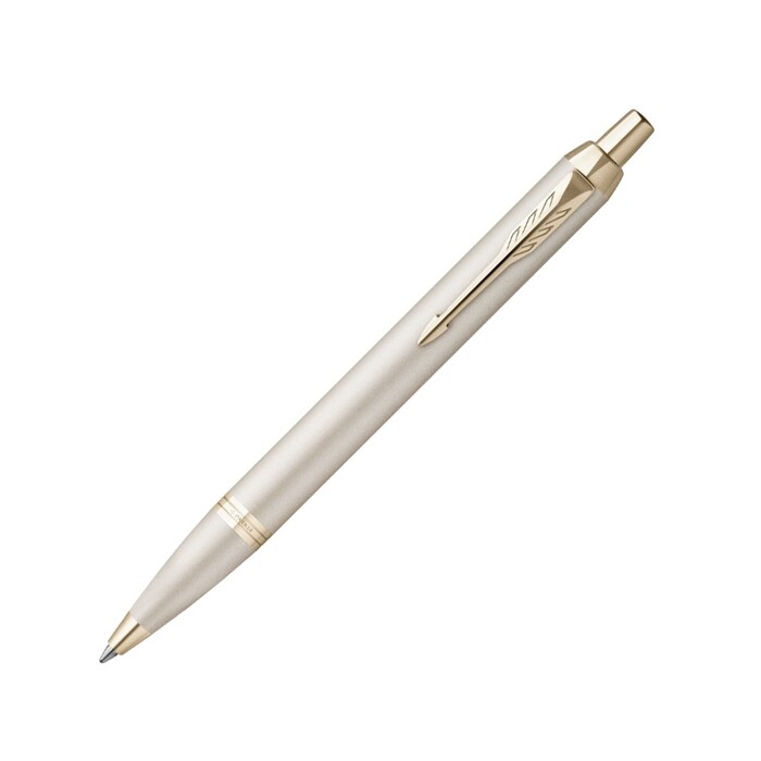Шариковая ручка Parker IM Professionals Monochrome Champagne, стержень:M, цвет чернил: blue, в подарочной упаковке. золотистый, перламутровый, серебристый OA-2172956 фото 1
