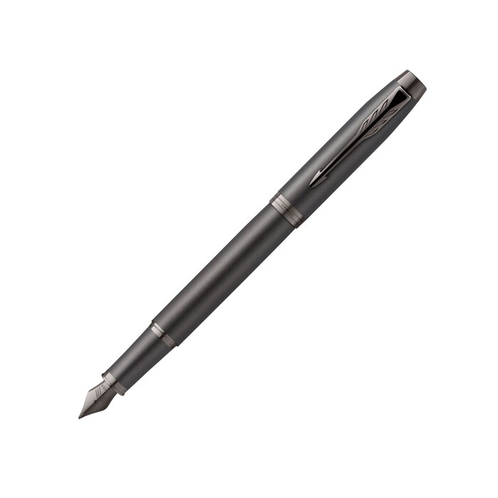 Перьевая ручка Parker IM Monochrome Black, перо:F, цвет чернил: blue, в подарочной упаковке. OA-2172958 фото 1