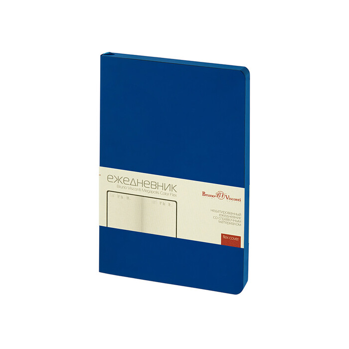Ежедневник недатированный А5 "Megapolis Color Flex New", синий OA-3-751.01new фото 1