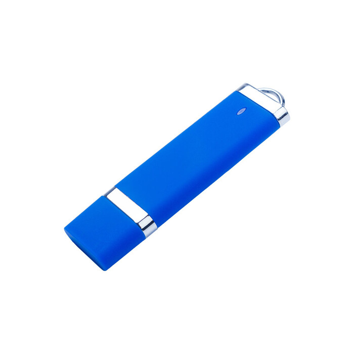 USB-флешка на 2 ГБ с покрытием soft-touch "Орландо", синий OA-3042.02.2 фото 1