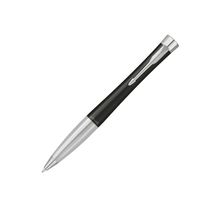 Ручка шариковая Parker модель Urban Muted Black CT в футляре, черный/серебристый черный матовый/серебристый OA-306827 фото 1