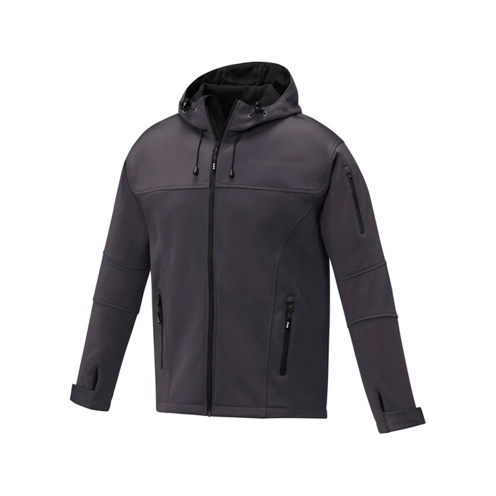 Match Мужская куртка софтшел, storm grey темно-серый OA-38327823XL фото 1