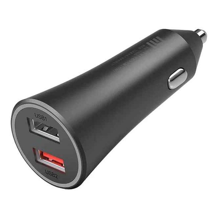 Устройство зарядное автомобильное Mi 37W Dual-Port Car Charger CC06ZM (GDS4147GL) черный OA-400118 фото 1