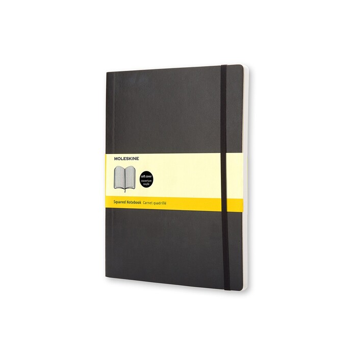 Записная книжка Moleskine Classic Soft (в клетку), ХLarge (19х25 см), черный OA-40521207 фото 1