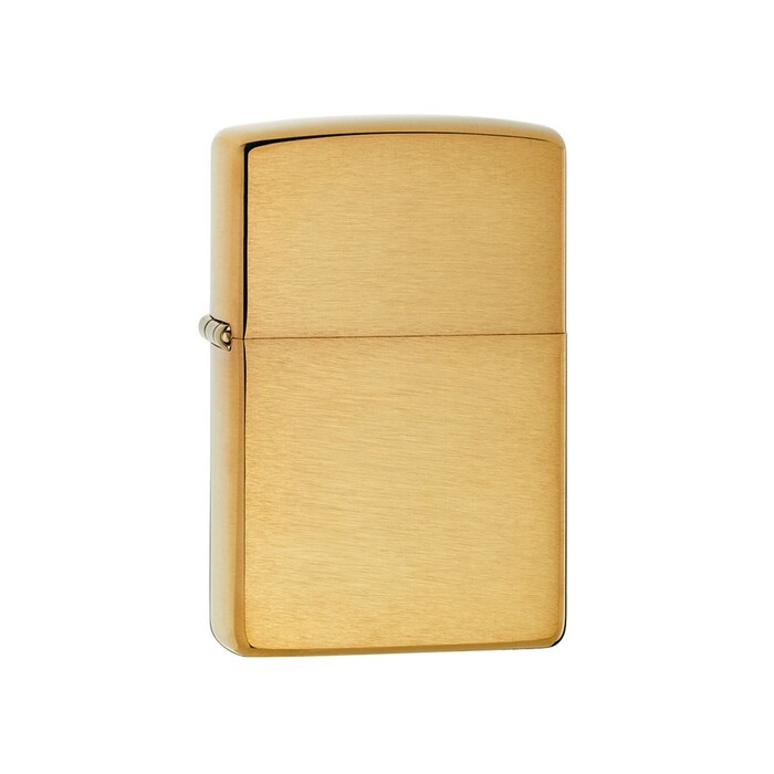 Зажигалка ZIPPO с покрытием Brushed Brass, латунь/сталь, золотистая, матовая, 38x13x57 мм OA-422123 фото 1