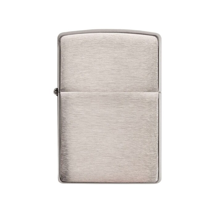 Зажигалка ZIPPO Armor™ c покрытием Brushed Chrome, латунь/сталь, серебристая, матовая, 38x13x57 мм OA-422124 фото 1