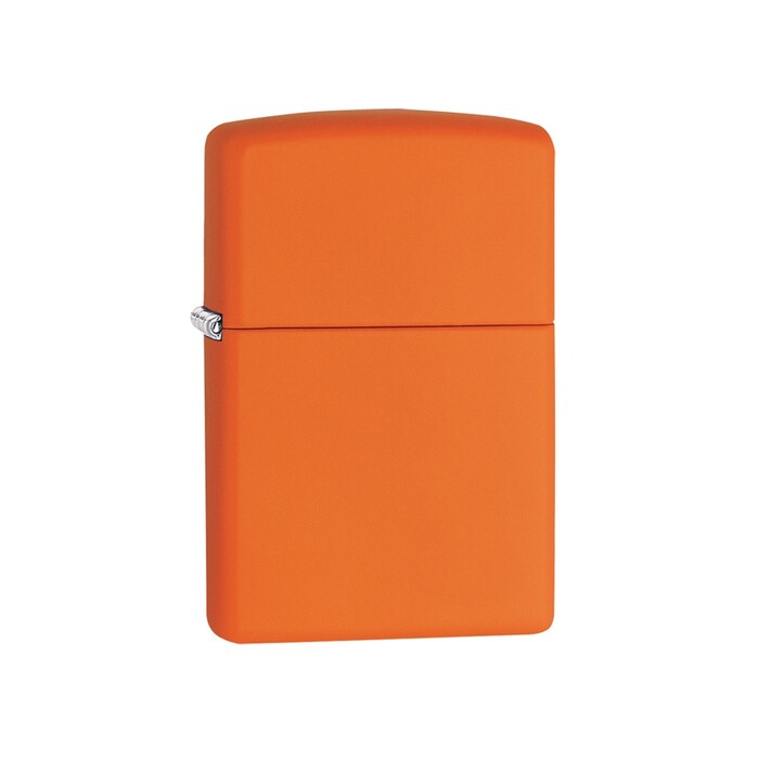 Зажигалка ZIPPO Classic с покрытием Orange Matte, латунь/сталь, оранжевая, матовая, 38x13x57 мм OA-422125 фото 1
