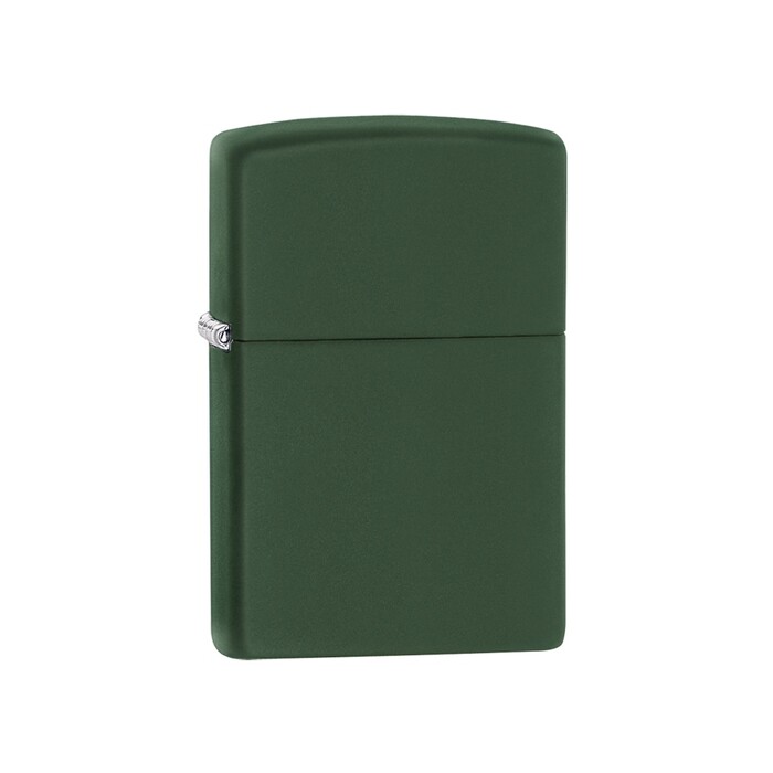 Зажигалка ZIPPO Classic с покрытием Green Matte, латунь/сталь, зелёная, матовая, 38x13x57 мм зеленый OA-422127 фото 1
