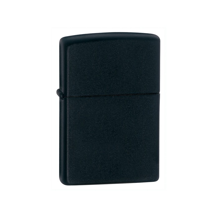 Зажигалка ZIPPO Classic с покрытием Black Matte, латунь/сталь, чёрная, матовая, 38x13x57 мм черный OA-422133 фото 1