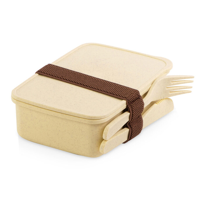 Ланч-бокс Meal из бамбукового волокна, бежевый OA-5-11298601 фото 1