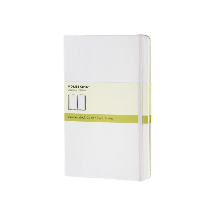 Записная книжка Moleskine Classic (нелинованный) в твердой обложке, Large (13х21см), белый OA-50511006 фото 1