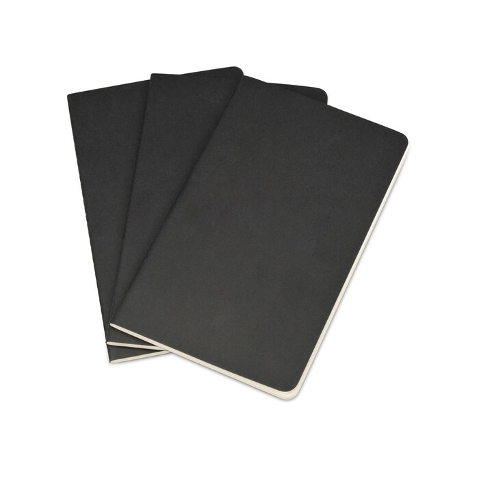 Записная книжка Moleskine Cahier (нелинованный, 3 шт.), Large (13х21см), черный OA-50812007 фото 1