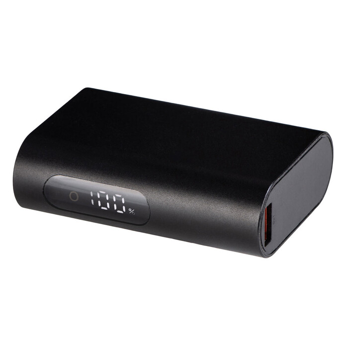 Внешний аккумулятор с QC/PD "Qwik", 10000 mah, черный OA-590972 фото 1