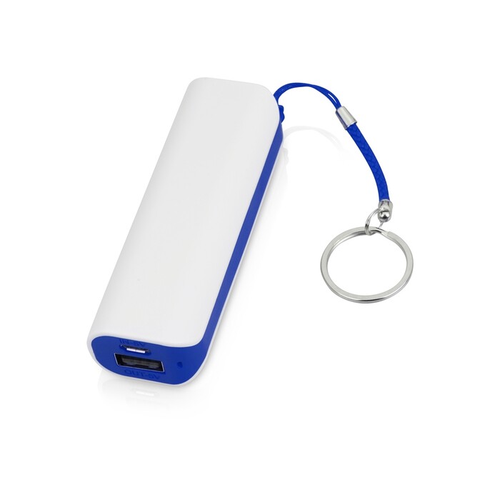 Портативное зарядное устройство (power bank) Basis, 2000 mAh, синий белый/синий OA-592402 фото 1