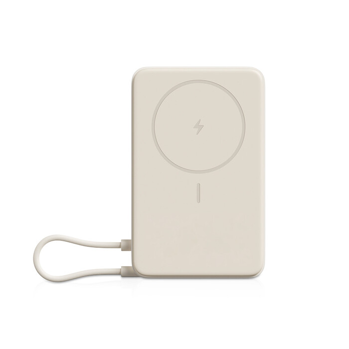 Внешний аккумулятор Xiaomi Magnetic Power Bank 10000 with Built-in Stand Beige бежевый OA-595914 фото 1