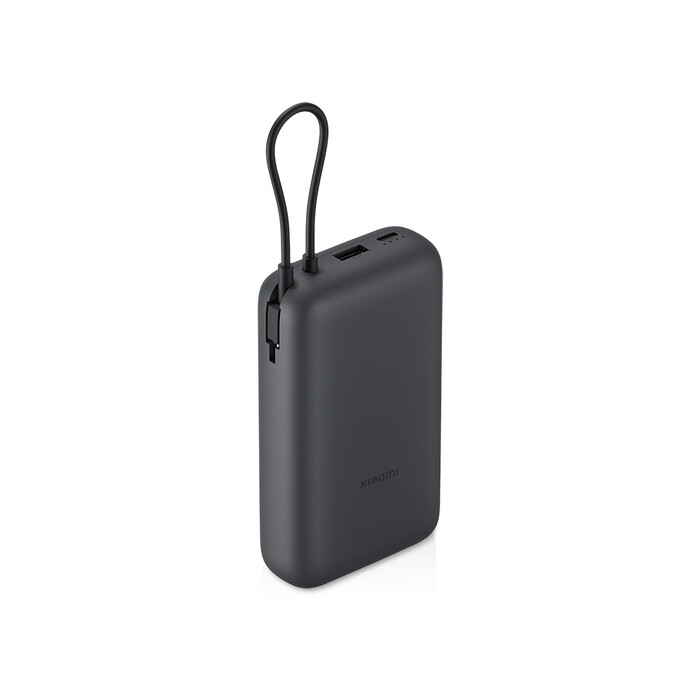 Внешний аккумулятор с встроенным кабелем Xiaomi Power Bank 20000mAh (Integrated Cable) GL Dark Gray темно-серый OA-595967 фото 1