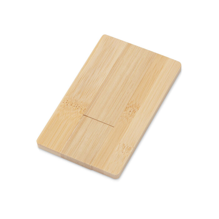 USB 2.0- флешка на 32 Гб «Bamboo Card» натуральный OA-624200 фото 1