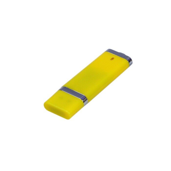 USB-флешка промо на 128 Гб прямоугольной классической формы, желтый OA-6502.128.04 фото 1