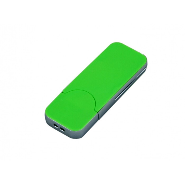 USB-флешка на 16 Гб в стиле I-phone, прямоугольнй формы, зеленый OA-6584.16.03 фото 1