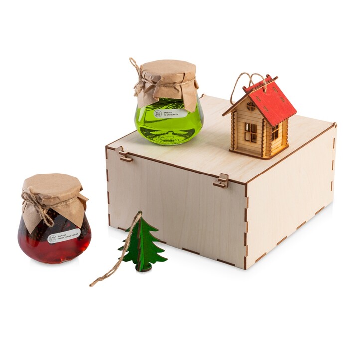Подарочный набор «Decoration Deluxe» 2.0 с двумя видами варенья, натуральный OA-700099.01 фото 1