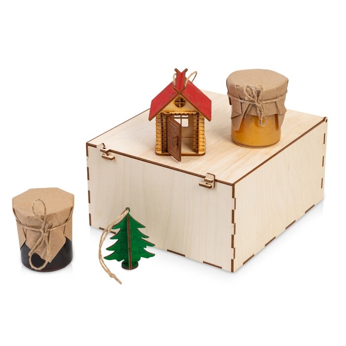 Подарочный набор «Decoration Deluxe» 2.0 с двумя видами варенья, натуральный OA-700099.02 фото 1