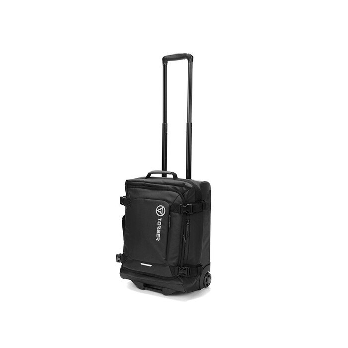 Сумка на колесах TORBER РИТМ, черный, полиэстер 900D с PU покрытием, 47 х 34 х 21,5 см, 32 л OA-73607 фото 1