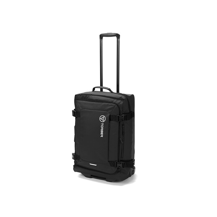 Сумка на колесах TORBER РИТМ, чёрный, полиэстер 900D с PU покрытием, 60 х 38 х 25,5 см, 57 л черный OA-73608 фото 1