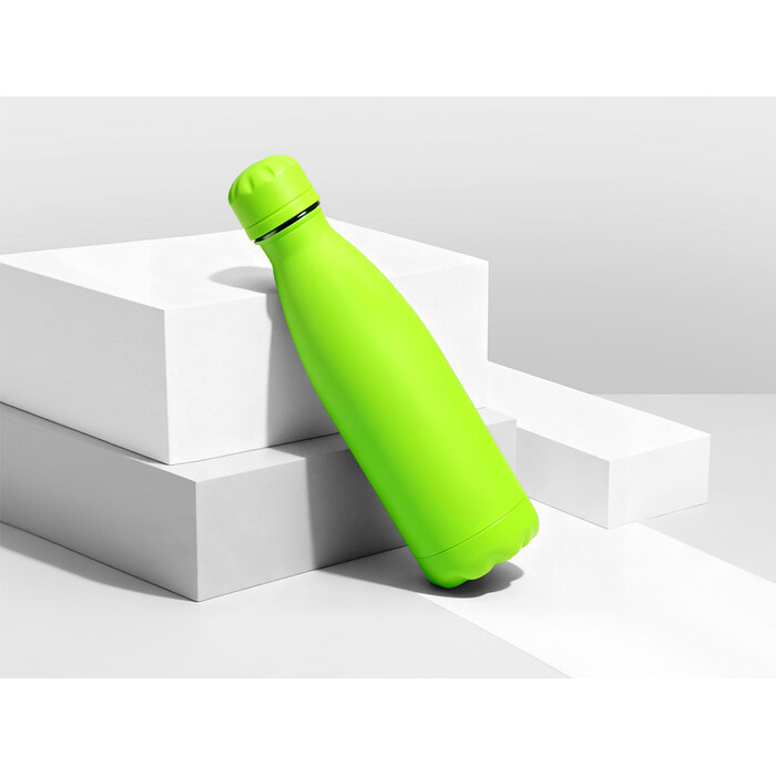 Вакуумная термобутылка "Vacuum bottle C1", soft touch, 500 мл, зеленое яблоко OA-821354clr фото 1