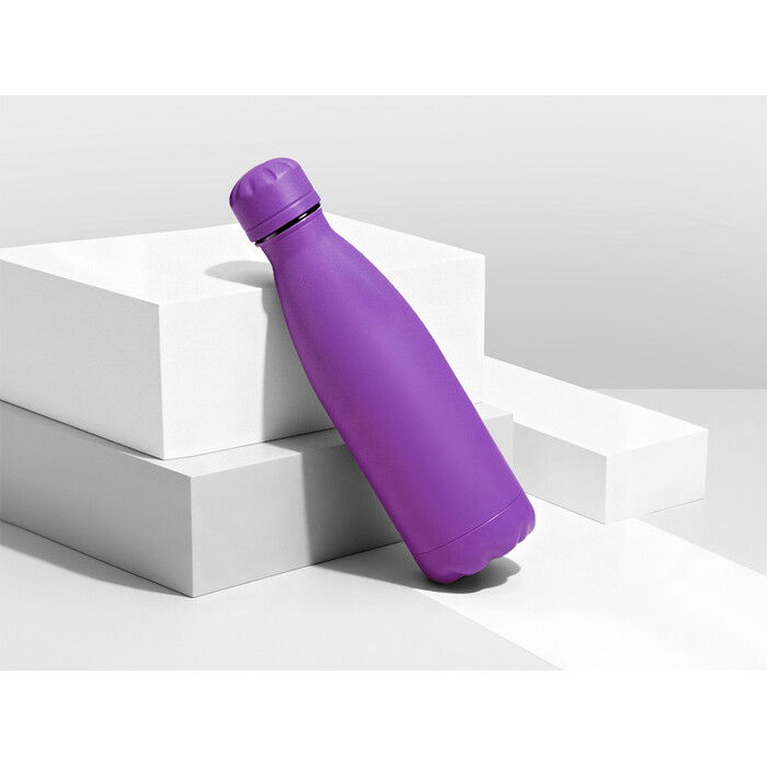 Вакуумная термобутылка "Vacuum bottle C1", soft touch, 500 мл, фиолетовый OA-821365clr фото 1