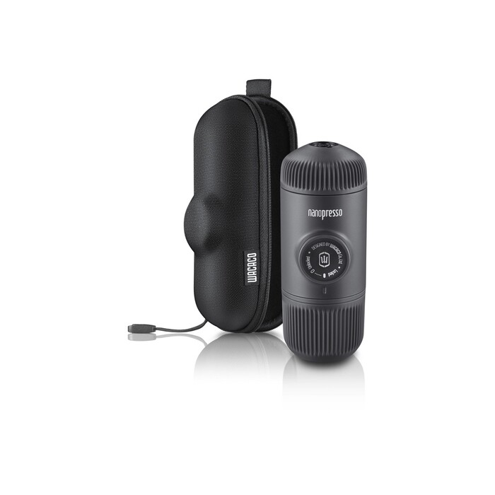 Ручная мини-кофемашина WACACO Nanopresso + кейс для хранения WCCNPHC черный OA-822158 фото 1