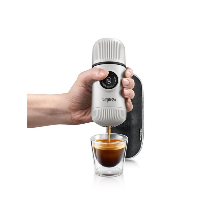 Ручная мини-кофемашина (WACACO Nanopresso) WCCCHWH (Ручная мини-кофемашина цв. Chill White) белый OA-822162 фото 1
