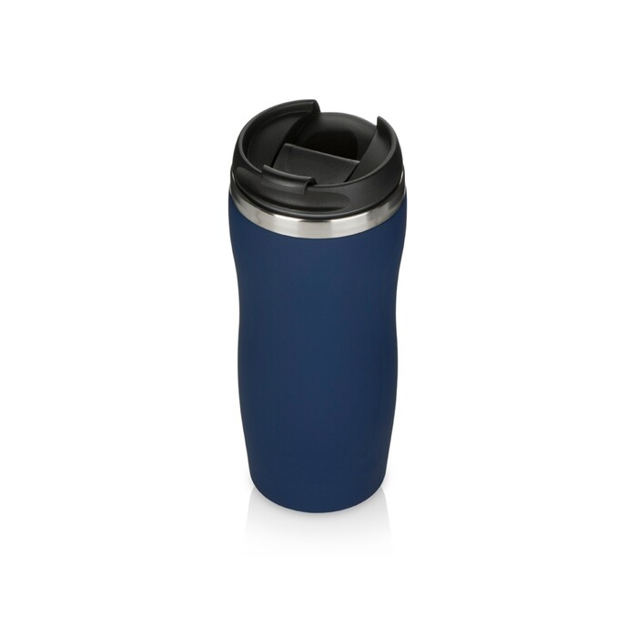 Термокружка "Double wall mug C1", soft touch, 350 мл, темно-синий (Р) OA-827052clrp фото 1