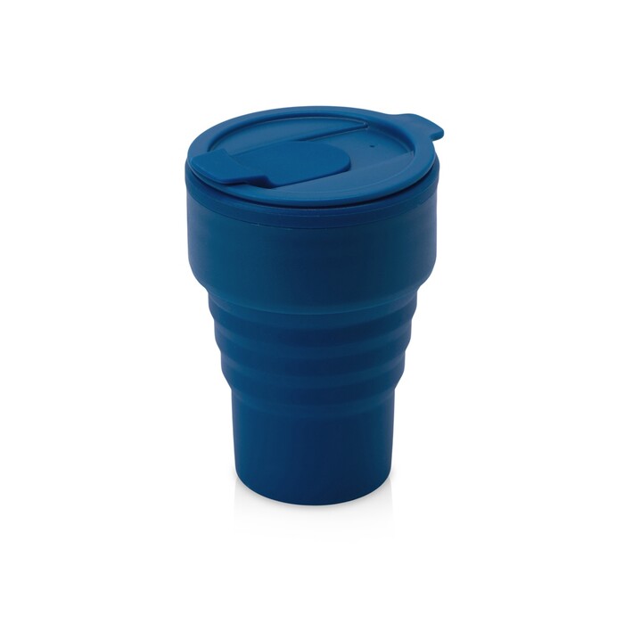 Силиконовый складной стакан "GoCup", индиго синий индиго OA-827632 фото 1
