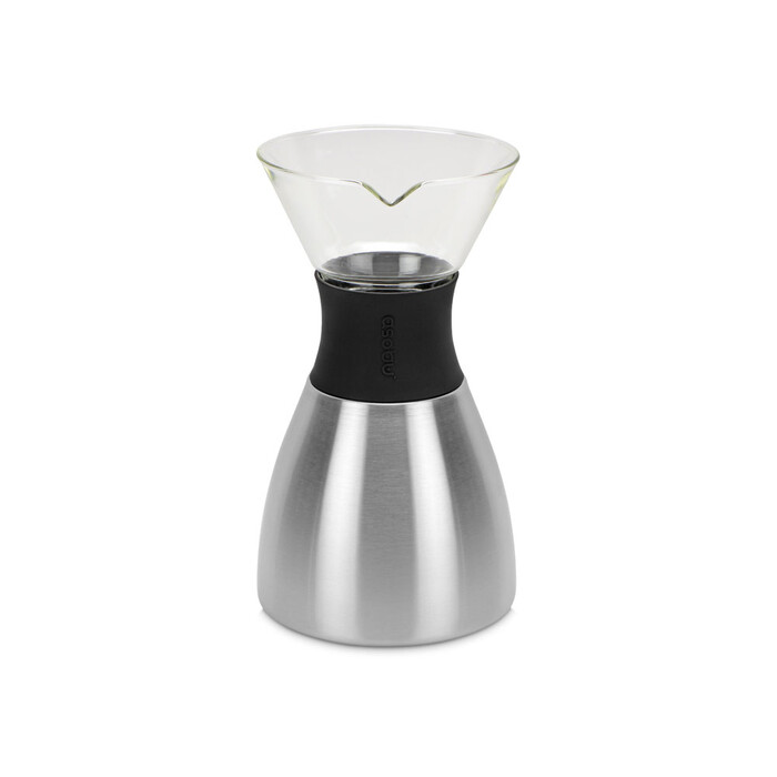 Кофеварка POUR OVER, 1000 мл, серебристый/черный OA-842081 фото 1