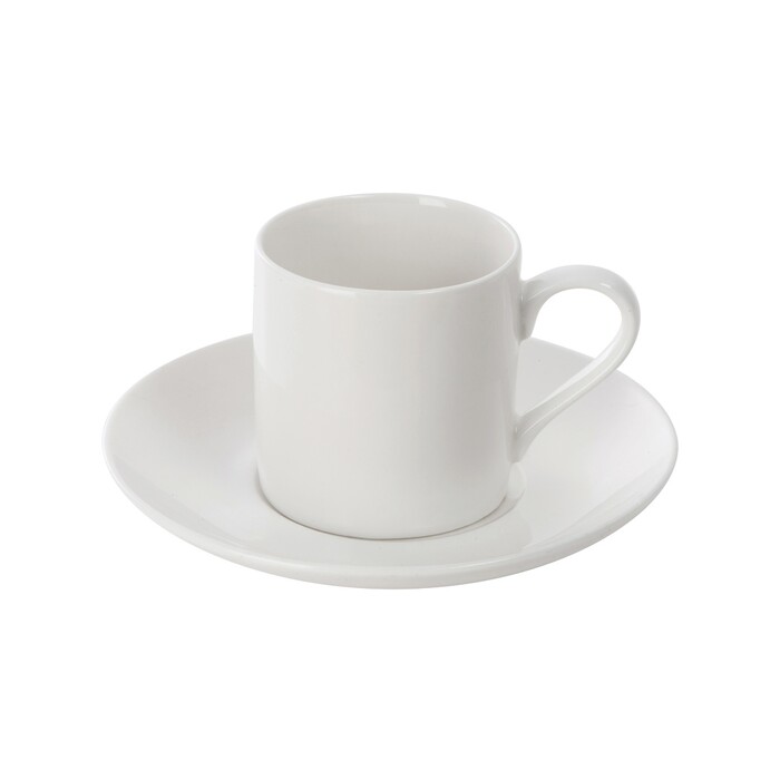 Кофейная пара прямой формы Espresso, 100мл, белый OA-870198 фото 1