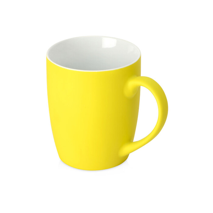 Кружка с покрытием soft-touch “Tulip Gum”, желтый (3955C) (P) OA-870714.1p фото 1
