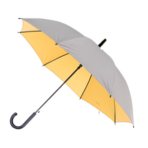 зонт в подарок желто-серый
